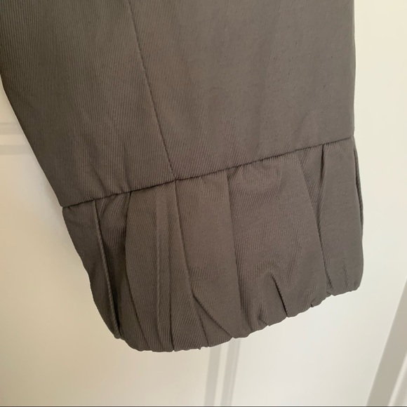 INC - Grey Belted Jacket with Ruffle detail - Size L - Picture 8 of 15
